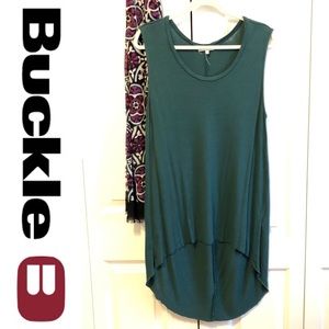 Buckle/Gilded Intent - Teal Tunic Sleeveless Tee